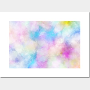 Watercolour Abstract Cloud Pattern Posters and Art